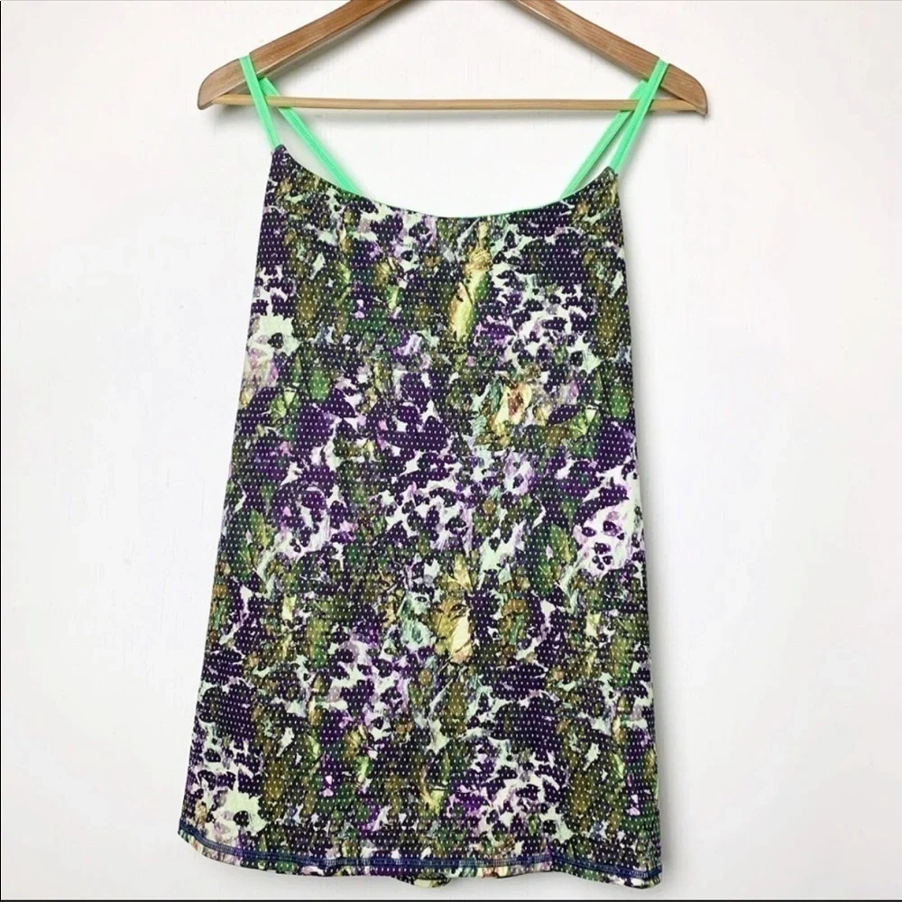 Lululemon Dancing Warrior Strappy Yoga Patterned Tank Top 8